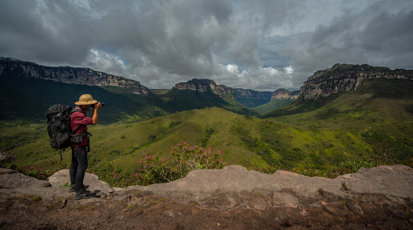 Paisagem de Vale do Pati e Chapada Diamantina
